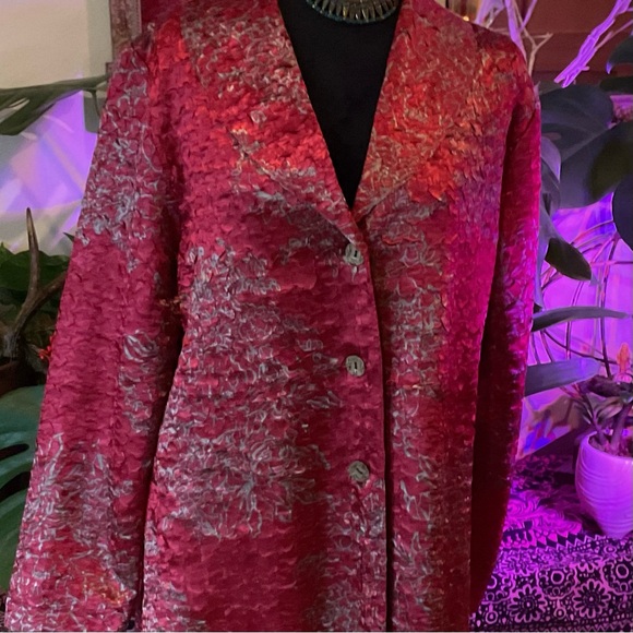 GORGEOUS ABC COLLECTION SATIN FINISH DRESS JACKET. EXCELLENT CONDITION. SIZE S - Picture 1 of 16